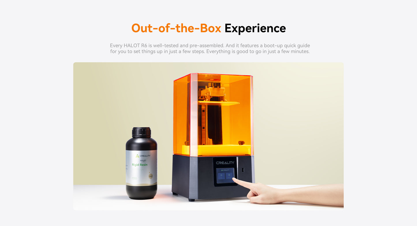 Creality HALOT R6 Resin 3D Printer