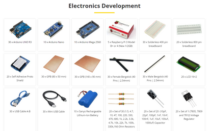 Atal Tinkering Lab – Package 1 (P1) – Electronics, Robotics, IoT & Sensors