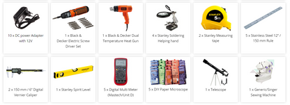 Atal Tinkering Lab – Package 3 (P3) – Mechanical, Electrical and Measurement Tools
