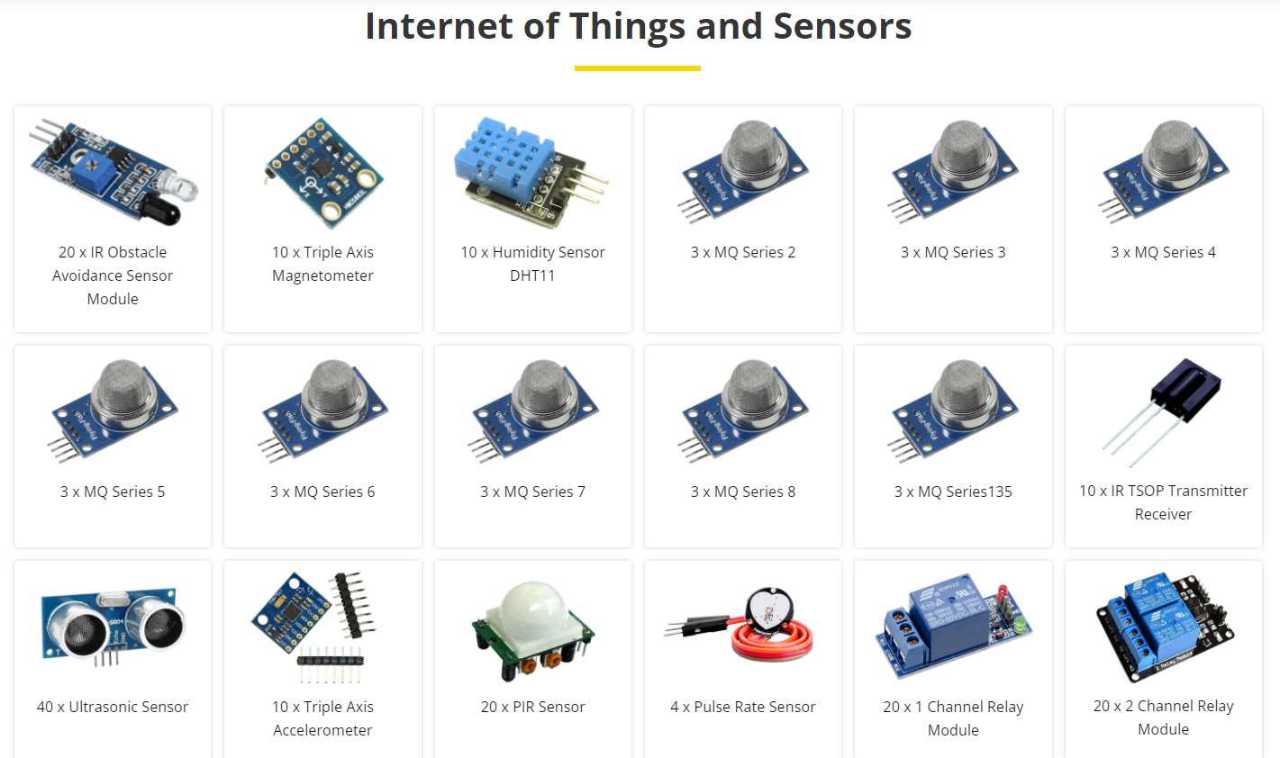 Atal Tinkering Lab – Package 1 (P1) – Electronics, Robotics, IoT & Sensors