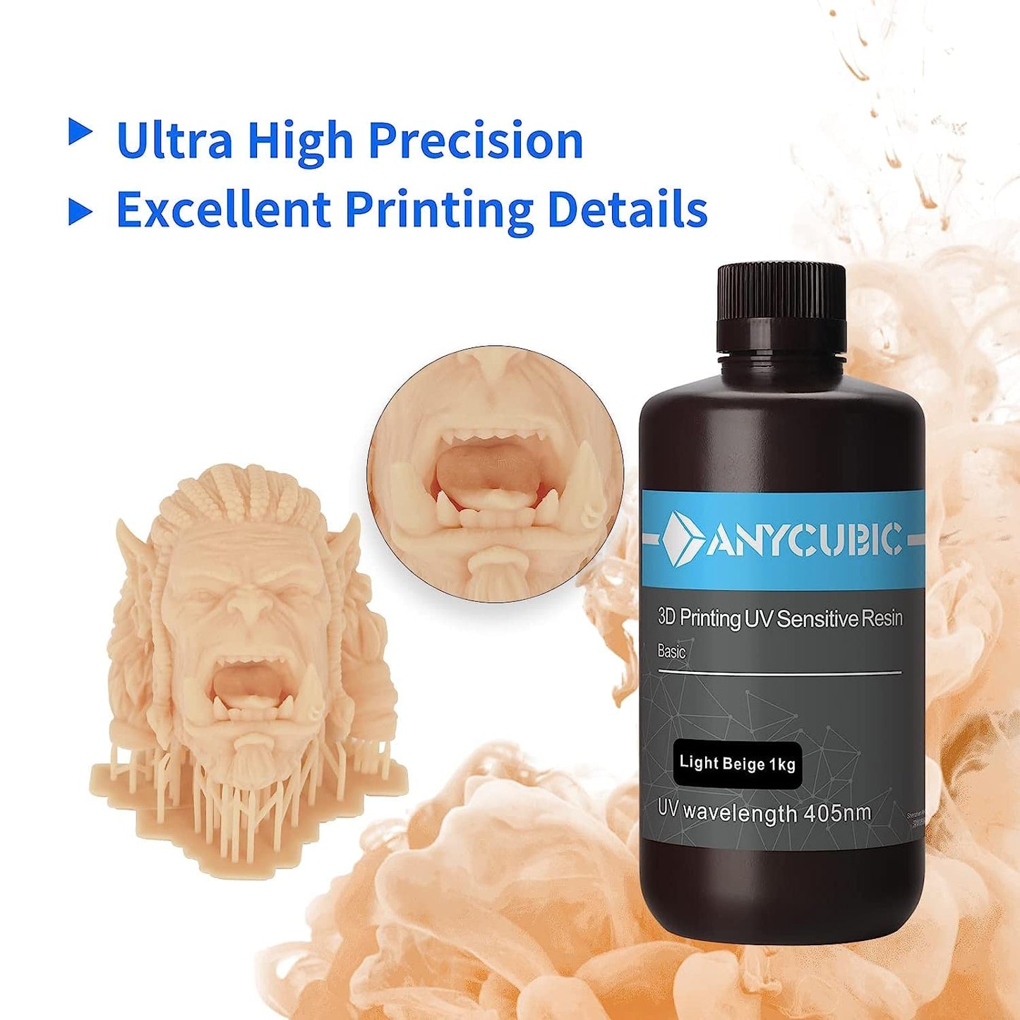 Anycubic Basic UV Photopolymer Resin (405nm, 1KG)