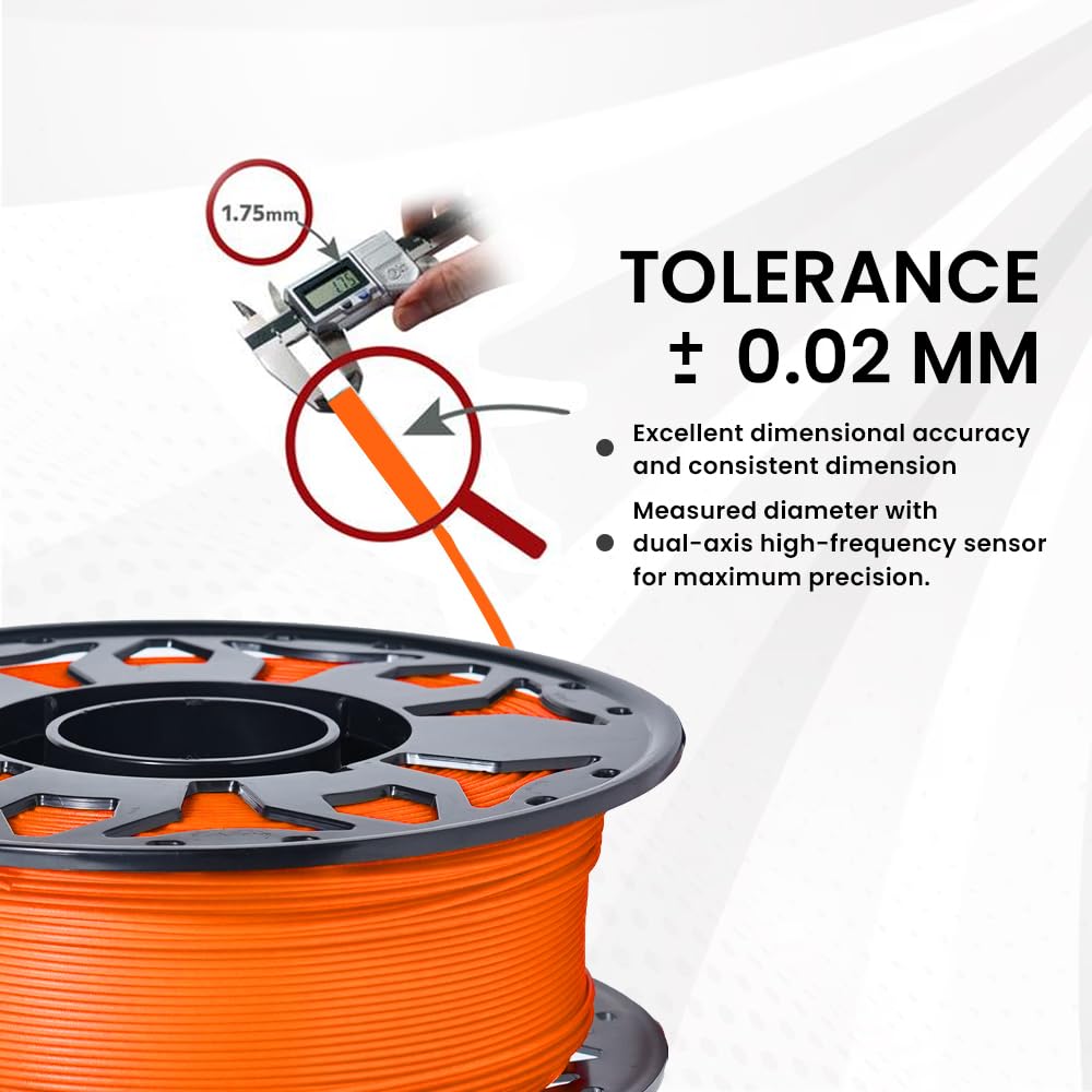 High Strength PLA+ 3D Printer Filament (1.75 mm, 1 kg)
