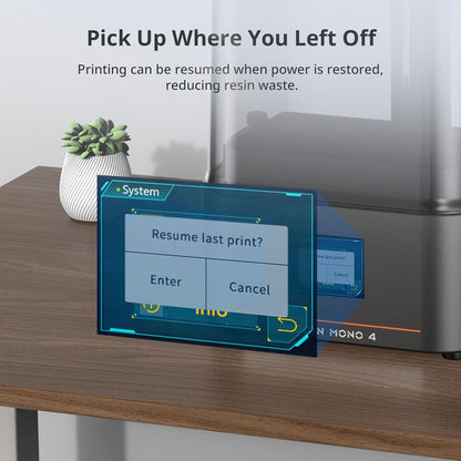 Anycubic Photon Mono 4 Resin 3D Printer (10K Resolution)