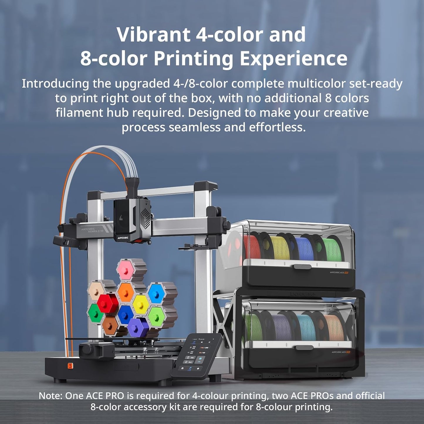 Anycubic Kobra 3 3D Printer (600mm/s High Speed)