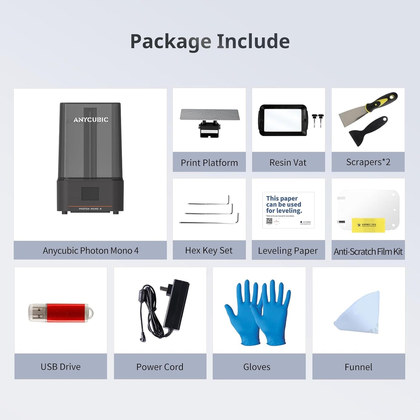 Anycubic Photon Mono 4 Resin 3D Printer (10K Resolution)